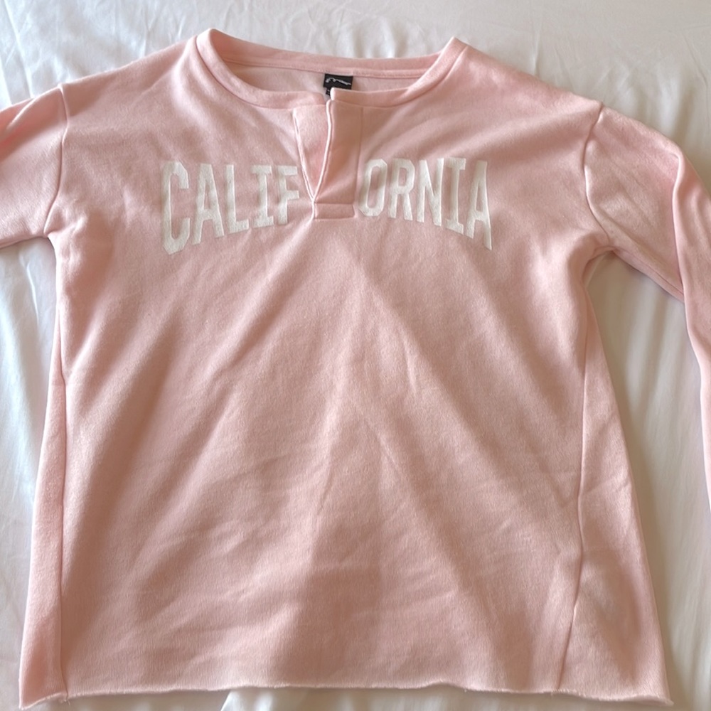 Pink California Sweatshirt // art class